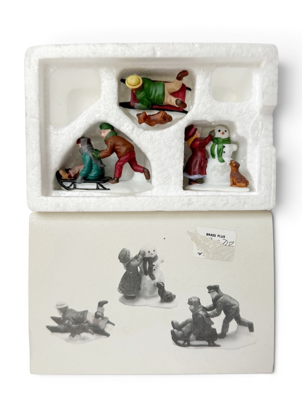 Dept 56 Snow Children Set Of 3 Figurines #5938-2 Heritage Village Collection